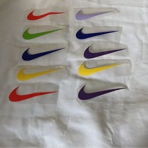 20 3inch sports check iron on decals | random colors | heat transfer vinyl